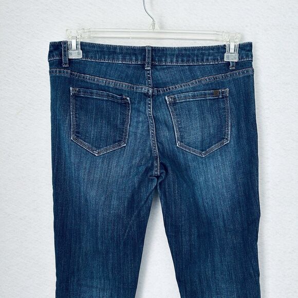 Simply Vera Wang Jean Pants Women 6 Blue Skinny Mid Rise 5 Pocket Casual Comfy - Picture 10 of 12